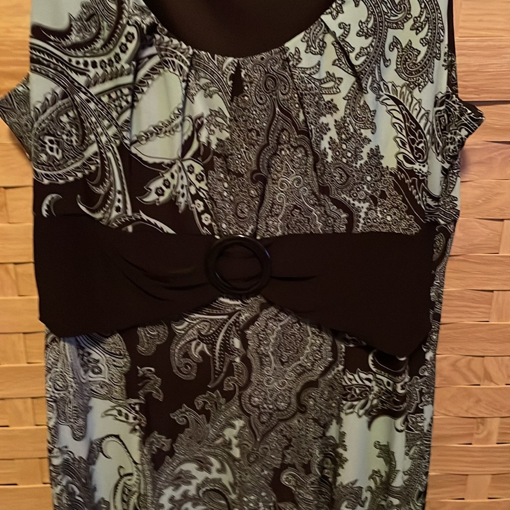 Nwot Perceptions Polyester/Spandex Sleeveless Dre… - image 2